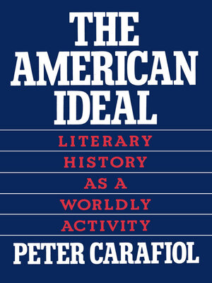 cover image of The American Ideal